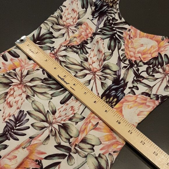 NWOT Divided White with Floral Print Flippy Dress - Picture 8 of 8